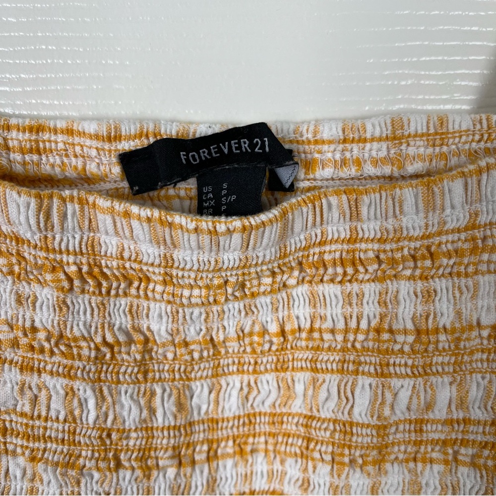 Yellow Ribbed Crop Too - Picture 3 of 4